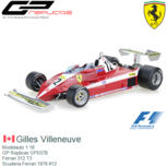 Modelauto 1:18 | GP Replicas GP037B | Ferrari 312 T3 | Scuderia Ferrari 1978 #12 Modelauto 1:18 | GP Replicas GP037B | Ferrari 312 T3 | Scuderia Ferrari 1978 #12