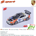 Modelauto 1:43 | Spark SG193 | Porsche 911 GT Cup Amerca | Frikadelli Racing Team 2015 #68 Germany / Nürburgring / 24 Hours Modelauto 1:43 | Spark SG193 | Porsche 911 GT Cup Amerca | Frikadelli Racing Team 2015 #68 Germany / Nürburgring / 24 Hours