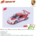 Modelauto 1:43 | Spark SG203 | Porsche 911 GT3 Cup | Getspeed Performance 2015 #75 Germany / Nürburgring / 24 Hours Modelauto 1:43 | Spark SG203 | Porsche 911 GT3 Cup | Getspeed Performance 2015 #75 Germany / Nürburgring / 24 Hours
