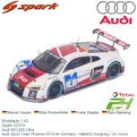 Modelauto 1:43 | Spark SG210 | Audi R8 LMS Ultra | Audi Sport Team Phoenix 2015 #4 Germany / Nürburgring / 24 Hours Modelauto 1:43 | Spark SG210 | Audi R8 LMS Ultra | Audi Sport Team Phoenix 2015 #4 Germany / Nürburgring / 24 Hours