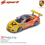 Modelauto 1:43 | Spark SG226 | Porsche 911 Carrera Cup 2015 #93 Duitsland Modelauto 1:43 | Spark SG226 | Porsche 911 Carrera Cup 2015 #93 Duitsland