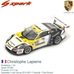 Modelauto 1:43 | Spark SF083 | Porsche GT3 Cup | Sebastien Loeb racing 2014 #911 Frankrijk / Paul Ricard Modelauto 1:43 | Spark SF083 | Porsche GT3 Cup | Sebastien Loeb racing 2014 #911 Frankrijk / Paul Ricard