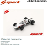 Modelauto 1:43 | Spark SF179 | McLaren M4A 1968 #16 de Pau Modelauto 1:43 | Spark SF179 | McLaren M4A 1968 #16 de Pau