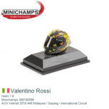 Helm 1:8 | Minichamps 399180066 | AGV Helmet 2018 #46 Malaysia / Sepang / international Circuit Helm 1:8 | Minichamps 399180066 | AGV Helmet 2018 #46 Malaysia / Sepang / international Circuit