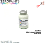 | Zero Paints ZP-1337 | Airbrush Paint 120ml Gloss White | Zero Paints ZP-1337 | Airbrush Paint 120ml Gloss White
