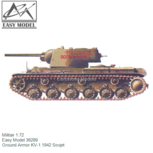 Militair 1:72 | Easy Model 36289 | Ground Armor KV-1 1942 Sovjet Militair 1:72 | Easy Model 36289 | Ground Armor KV-1 1942 Sovjet