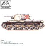 Militair 1:72 | Easy Model 36279 | KV-1 Winter cammouflage 1941 Sovjet Militair 1:72 | Easy Model 36279 | KV-1 Winter cammouflage 1941 Sovjet
