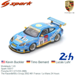 Modelauto 1:43 | Spark S5517 | Porsche 911 GT3 RS (996) | The Racer's Group 2002 #81 France / Le Mans 24 Hours Modelauto 1:43 | Spark S5517 | Porsche 911 GT3 RS (996) | The Racer's Group 2002 #81 France / Le Mans 24 Hours