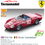 Modelauto 1:18 | Tecnomodel TM18-129D | Ferrari Dino 246 SP | Scuderia Ferrari 1962 #92 Germany / Nürburgring / 24 Hours Modelauto 1:18 | Tecnomodel TM18-129D | Ferrari Dino 246 SP | Scuderia Ferrari 1962 #92 Germany / Nürburgring / 24 Hours