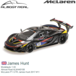 Modelauto 1:43 | Almost Real ALM440108 | McLaren P1 GTR James Hunt 2017 #11 Modelauto 1:43 | Almost Real ALM440108 | McLaren P1 GTR James Hunt 2017 #11