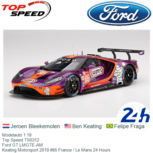 Modelauto 1:18 | Top Speed TS0312 | Ford GT LMGTE-AM | Keating Motorsport 2019 #85 France / Le Mans 24 Hours Modelauto 1:18 | Top Speed TS0312 | Ford GT LMGTE-AM | Keating Motorsport 2019 #85 France / Le Mans 24 Hours