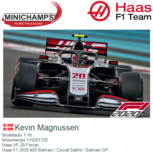 Modelauto 1:18 | Minichamps 110201720 | Haas VF-20 Ferrari | Haas F1 2020 #20 Bahrain / Circuit Sakhir / Bahrain GP Modelauto 1:18 | Minichamps 110201720 | Haas VF-20 Ferrari | Haas F1 2020 #20 Bahrain / Circuit Sakhir / Bahrain GP