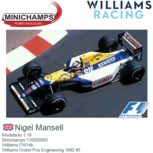 Modelauto 1:18 | Minichamps 110920005 | Williams FW14b | Williams Grand Prix Engineering 1992 #5 Modelauto 1:18 | Minichamps 110920005 | Williams FW14b | Williams Grand Prix Engineering 1992 #5