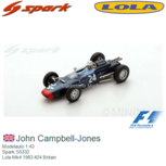 Modelauto 1:43 | Spark S5332 | Lola Mk4 1963 #24 Britain Modelauto 1:43 | Spark S5332 | Lola Mk4 1963 #24 Britain