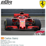 Modelauto 1:18 | BBR Models BBR211895 | Ferrari SF71H | Scuderia Ferrari 2021 #55 Italy / Fiorano Modelauto 1:18 | BBR Models BBR211895 | Ferrari SF71H | Scuderia Ferrari 2021 #55 Italy / Fiorano