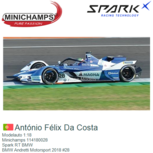 Modelauto 1:18 | Minichamps 114180028 | Spark RT BMW | BMW Andretti Motorsport 2018 #28 Modelauto 1:18 | Minichamps 114180028 | Spark RT BMW | BMW Andretti Motorsport 2018 #28