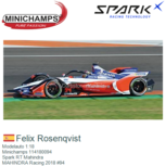 Modelauto 1:18 | Minichamps 114180094 | Spark RT Mahindra | MAHINDRA Racing 2018 #94 Modelauto 1:18 | Minichamps 114180094 | Spark RT Mahindra | MAHINDRA Racing 2018 #94