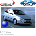 Modelauto 1:43 | Minichamps 940087000 | Ford Focus Blue Metallic 1998 Modelauto 1:43 | Minichamps 940087000 | Ford Focus Blue Metallic 1998