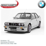 Modelauto 1:87 | Minichamps 870020221 | BMW M3 (E30) White 1986 Modelauto 1:87 | Minichamps 870020221 | BMW M3 (E30) White 1986