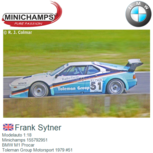 Modelauto 1:18 | Minichamps 155792951 | BMW M1 Procar | Toleman Group Motorsport 1979 #51 Modelauto 1:18 | Minichamps 155792951 | BMW M1 Procar | Toleman Group Motorsport 1979 #51