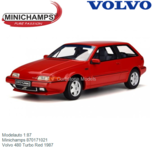 Modelauto 1:87 | Minichamps 870171021 | Volvo 480 Turbo Red 1987 Modelauto 1:87 | Minichamps 870171021 | Volvo 480 Turbo Red 1987