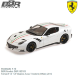 Modelauto 1:18 | BBR Models BBR182103 | Ferrari F12 TDF Bianco Avus Tricolore (White) 2015 Modelauto 1:18 | BBR Models BBR182103 | Ferrari F12 TDF Bianco Avus Tricolore (White) 2015