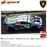 Modelauto 1:18 | Spark 18SB025 | Lamborghini Huracán GT3 Evo | Emil Frey Racing 2020 #14 Belgium / Spa-Francorchamps / 24 Hours Modelauto 1:18 | Spark 18SB025 | Lamborghini Huracán GT3 Evo | Emil Frey Racing 2020 #14 Belgium / Spa-Francorchamps / 24 Hours