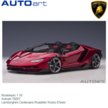 Modelauto 1:18 | Autoart 79207 | Lamborghini Centenario Roadster Rosso Efesto Modelauto 1:18 | Autoart 79207 | Lamborghini Centenario Roadster Rosso Efesto