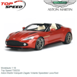 Modelauto 1:18 | Top Speed TS0233 | Aston Martin Vanquish Zagato Volante Speedster Lava Red Modelauto 1:18 | Top Speed TS0233 | Aston Martin Vanquish Zagato Volante Speedster Lava Red