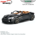 Modelauto 1:18 | Top Speed TS0216 | Aston Martin Vanquish Zagato Volante Scorching Black Modelauto 1:18 | Top Speed TS0216 | Aston Martin Vanquish Zagato Volante Scorching Black
