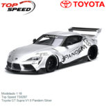 Modelauto 1:18 | Top Speed TS0297 | Toyota GT Supra V1.0 Pandem Silver Modelauto 1:18 | Top Speed TS0297 | Toyota GT Supra V1.0 Pandem Silver