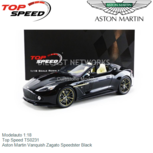 Modelauto 1:18 | Top Speed TS0231 | Aston Martin Vanquish Zagato Speedster Black Modelauto 1:18 | Top Speed TS0231 | Aston Martin Vanquish Zagato Speedster Black