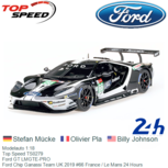 Modelauto 1:18 | Top Speed TS0279 | Ford GT LMGTE-PRO | Ford Chip Ganassi Team UK 2019 #66 France / Le Mans 24 Hours Modelauto 1:18 | Top Speed TS0279 | Ford GT LMGTE-PRO | Ford Chip Ganassi Team UK 2019 #66 France / Le Mans 24 Hours