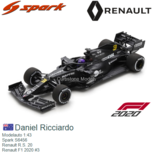 Modelauto 1:43 | Spark S6456 | Renault R.S. 20 | Renault F1 2020 #3 Modelauto 1:43 | Spark S6456 | Renault R.S. 20 | Renault F1 2020 #3