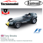 Modelauto 1:18 | Tecnomodel TM18-165C | Vanwall VW5 1958 #28 Italy / Autodromo Nazionale Monza Modelauto 1:18 | Tecnomodel TM18-165C | Vanwall VW5 1958 #28 Italy / Autodromo Nazionale Monza