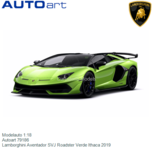 Modelauto 1:18 | Autoart 79186 | Lamborghini Aventador SVJ Roadster Verde Ithaca 2019 Modelauto 1:18 | Autoart 79186 | Lamborghini Aventador SVJ Roadster Verde Ithaca 2019