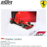 Modelauto 1:18 | BBR Models BBR201816 | Ferrari SF1000 | Scuderia Ferrari 2020 #16 Austria / Red Bull Ring / Austrian Grand Pri Modelauto 1:18 | BBR Models BBR201816 | Ferrari SF1000 | Scuderia Ferrari 2020 #16 Austria / Red Bull Ring / Austrian Grand Pri