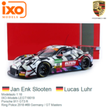 Modelauto 1:18 | IXO-Models LEGT18019 | Porsche 911 GT3 R | Ring Police 2018 #69 Germany / GT Masters Modelauto 1:18 | IXO-Models LEGT18019 | Porsche 911 GT3 R | Ring Police 2018 #69 Germany / GT Masters