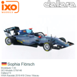 Modelauto 1:43 | IXO-Models GTM146 | Dallara F3 | HWA Racelab 2019 #18 China / Macau Modelauto 1:43 | IXO-Models GTM146 | Dallara F3 | HWA Racelab 2019 #18 China / Macau