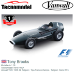 Modelauto 1:18 | Tecnomodel TM18-165A | Vanwall VW5 1958 #4 Belgium / Spa-Francorchamps / Belgium Grand Pirx Modelauto 1:18 | Tecnomodel TM18-165A | Vanwall VW5 1958 #4 Belgium / Spa-Francorchamps / Belgium Grand Pirx