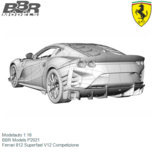 Modelauto 1:18 | BBR Models P2021 | Ferrari 812 Superfast V12 Competizione Modelauto 1:18 | BBR Models P2021 | Ferrari 812 Superfast V12 Competizione