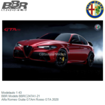 Modelauto 1:43 | BBR Models BBRC247A1-21 | Alfa Romeo Giulia GTAm Rosso GTA 2020 Modelauto 1:43 | BBR Models BBRC247A1-21 | Alfa Romeo Giulia GTAm Rosso GTA 2020