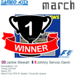 Bouwpakket 1:43 | Tameo SLK100 | March 701 | March Ford 1970 #1 Spanje / Circuit del Jarama Bouwpakket 1:43 | Tameo SLK100 | March 701 | March Ford 1970 #1 Spanje / Circuit del Jarama
