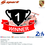 Modelauto 1:64 | Spark Y122 | Porsche 911 GT3 RSR LMGTE_PRO | Porsche GT Team 2018 #92 France / Le Mans 24 Hours Modelauto 1:64 | Spark Y122 | Porsche 911 GT3 RSR LMGTE_PRO | Porsche GT Team 2018 #92 France / Le Mans 24 Hours