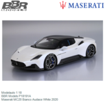 Modelauto 1:18 | BBR Models P18191A | Maserati MC20 Bianco Audace White 2020 Modelauto 1:18 | BBR Models P18191A | Maserati MC20 Bianco Audace White 2020