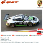 Modelauto 1:18 | Spark 18SB018 | Porsche 911 GT3 R | Dinamic Motorsport 2020 #5 Belgium / Spa-Francorchamps / 24 Hours Modelauto 1:18 | Spark 18SB018 | Porsche 911 GT3 R | Dinamic Motorsport 2020 #5 Belgium / Spa-Francorchamps / 24 Hours