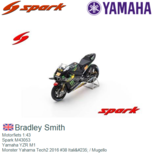 Motorfiets 1:43 | Spark M43053 | Yamaha YZR M1 | Monster Yahama Tech2 2016 #38 Italië / Mugello Motorfiets 1:43 | Spark M43053 | Yamaha YZR M1 | Monster Yahama Tech2 2016 #38 Italië / Mugello