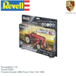 Bouwpakket 1:24 | Revell 67690 | Porsche Boxster (986) Rood / Red / Rot 1996 Bouwpakket 1:24 | Revell 67690 | Porsche Boxster (986) Rood / Red / Rot 1996