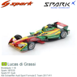 Modelauto 1:18 | Spark 18FE03 | Spark RT Audi | Abt Schaeffler Audi Sport Formula E Team 2017 #11 Modelauto 1:18 | Spark 18FE03 | Spark RT Audi | Abt Schaeffler Audi Sport Formula E Team 2017 #11