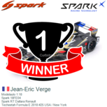 Modelauto 1:18 | Spark 18FE04 | Spark RT Dallara Renault | Techeetah Formula E 2018 #25 USA / New York Modelauto 1:18 | Spark 18FE04 | Spark RT Dallara Renault | Techeetah Formula E 2018 #25 USA / New York